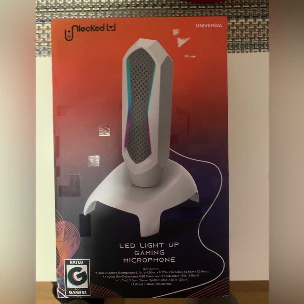 LED Light up Gaming Microphone (unlocked)